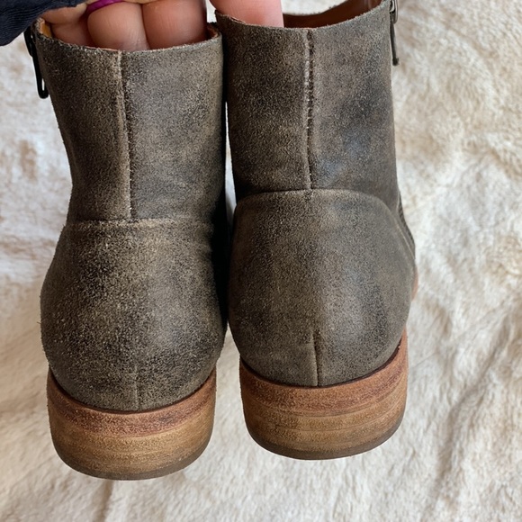 Kork-Ease Riley Taupe Distressed Tan Bootie Size 7 - Picture 11 of 12